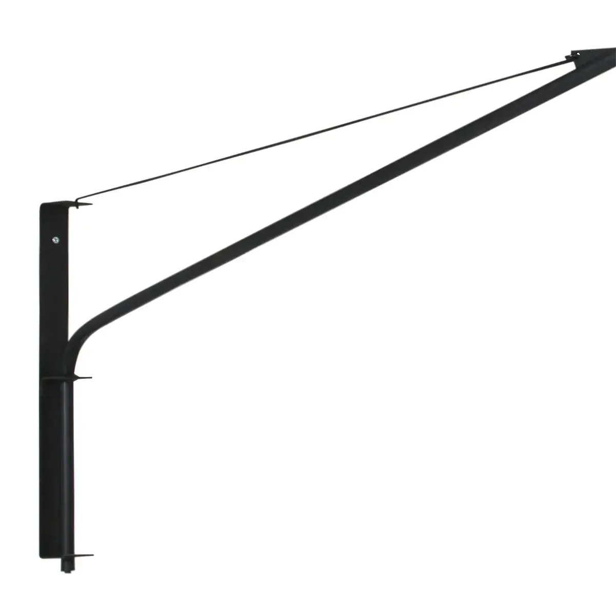 Foto 3 Wandlamp Elegant Classy 2574ZW+K1066NS Zwart-Sizoflor Zwart Elegant Classy 9320ZW