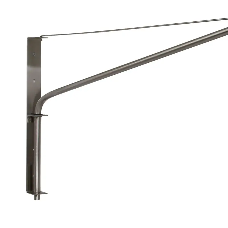 Foto 3 Wandlamp Elegant Classy 2574ST+K1066NS Staal-Sizoflor Zwart Elegant Classy 9325ST