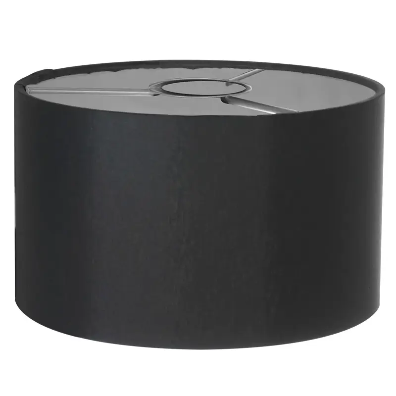 Foto 4 Wandlamp Stang 7200ZW Zwart + Kap Zwart Linnen Stang 7200ZW