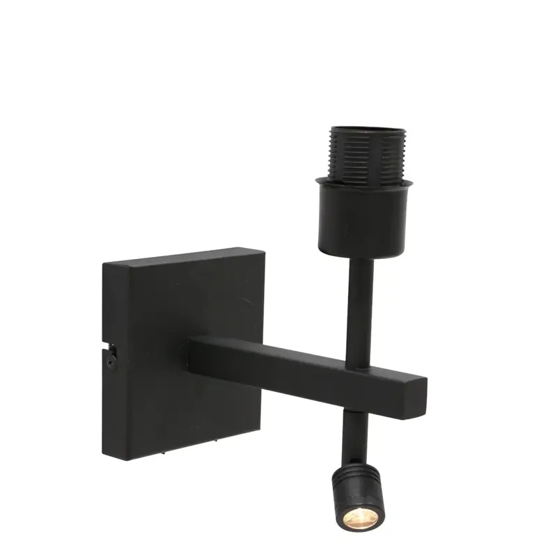 Foto 13 Wandlamp Stang 8205ZW Zwart + Kap Velours Groen Stang 8205ZW