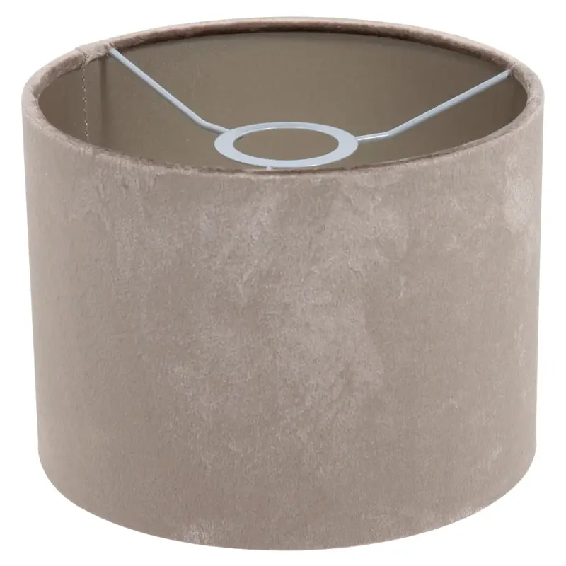 Foto 5 Wandlamp Stang 8206ZW Zwart + Kap Velours Zilver Stang 8206ZW