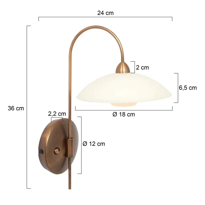 Foto 5 Wandlamp Sovereign Classic 2741BR Brons Sovereign classic 2741BR