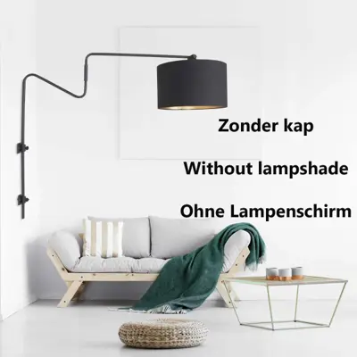 Foto van Wandlamp Linstrøm 3404ZW zonder kap Linstrom 3404ZW