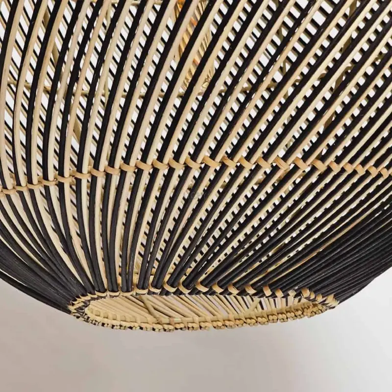 Foto 7 rieten hanglamp Stripes Globe 50 cm 510641