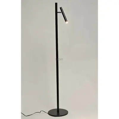 Foto van Leeslamp Luogo zwart 1 lichts met dimmer s 9010 z