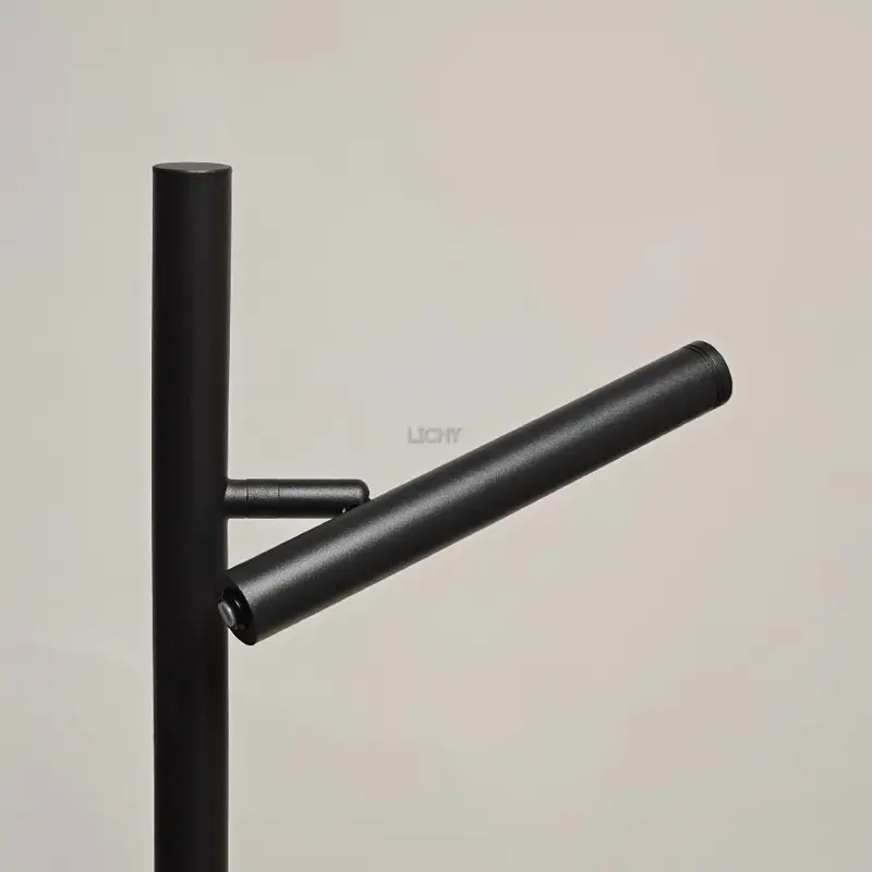 Foto 7 Leeslamp Luogo zwart 1 lichts met dimmer s 9010 z