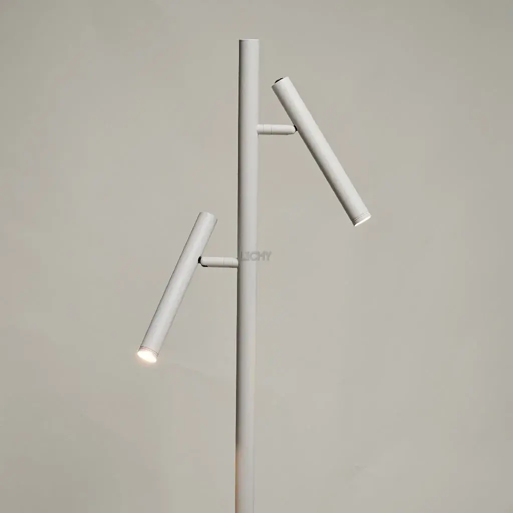 Foto 2 Leeslamp Luogo wit 2 lichts met dimmers s 9020 w