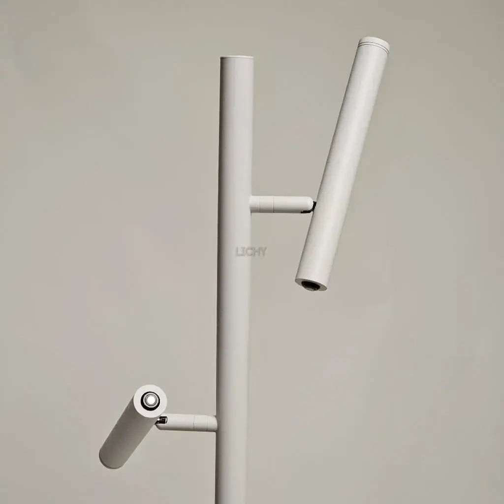 Foto 3 Leeslamp Luogo wit 2 lichts met dimmers s 9020 w