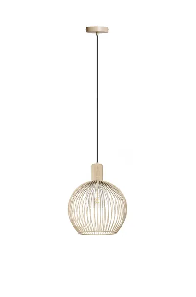 Foto van Hanglamp Wire zandkleur 30cm
