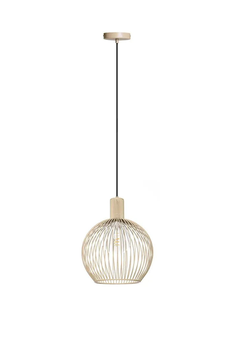 Foto 1 Hanglamp Wire zandkleur 30cm