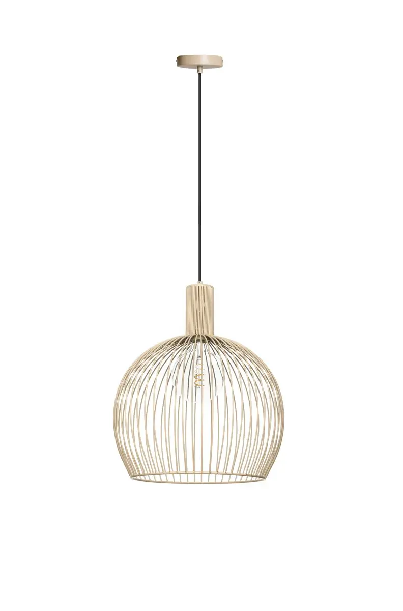 Foto 1 Hanglamp Wire zandkleur 40cm