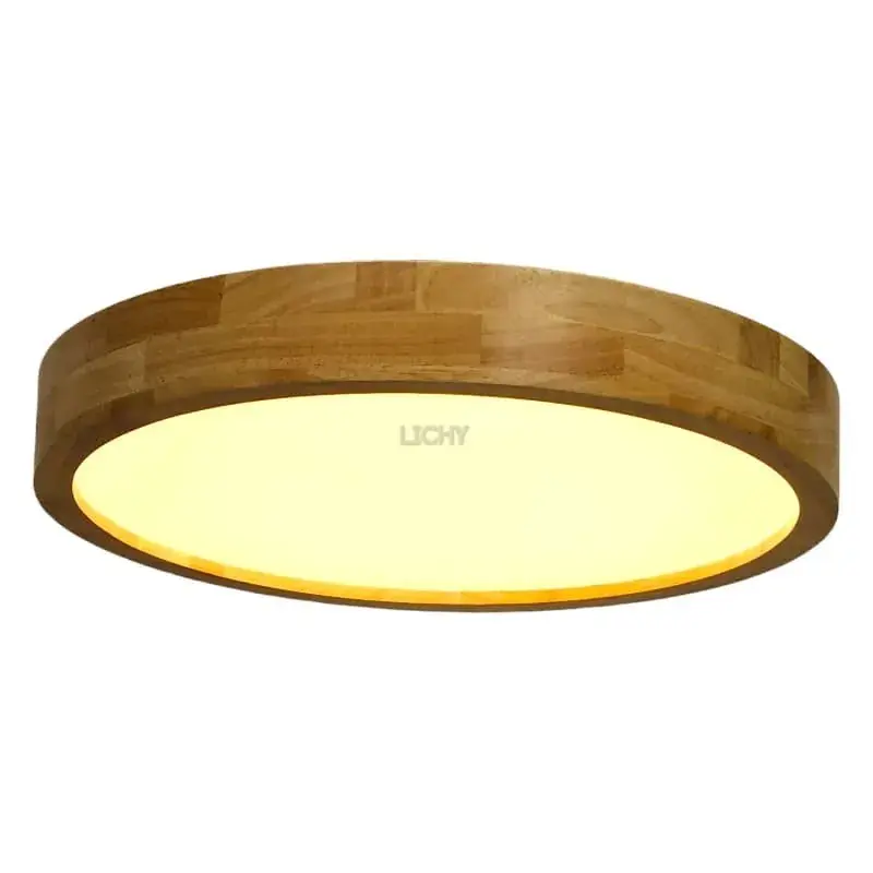 Foto 2 Plafondlamp hout 40cm Frank
