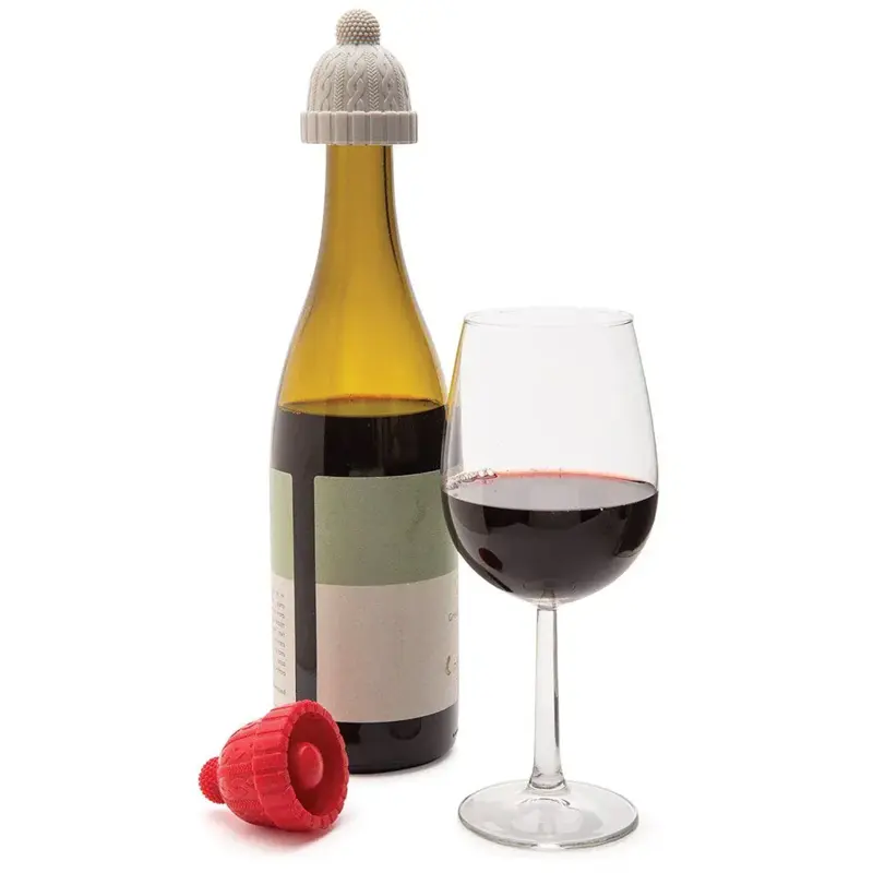 Foto 2 Beanies Bottle stopper Rood