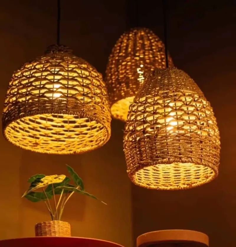 Foto 9 Hanglamp Lara zeegras 30cm hoog