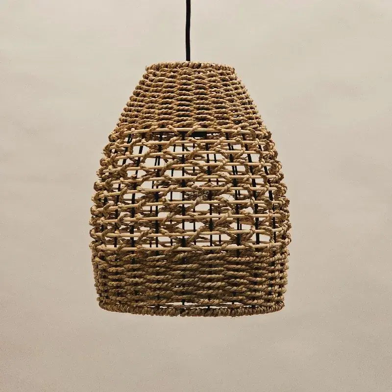 Foto 11 Hanglamp Lara zeegras riet open 30cm hoog