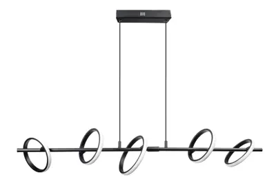 Foto van Hanglamp Jaimy 5x led Ring