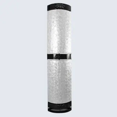 Foto van Vloerlamp schelp Ovaal Plat 150cm Parelmoer Wit 15064-150