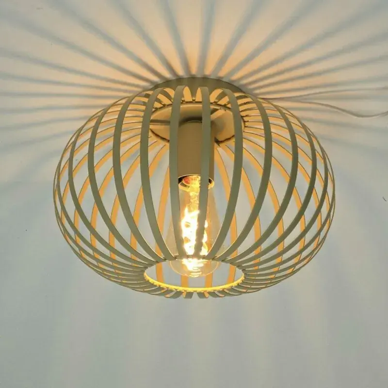 Foto 1 Plafondlamp zandkleur Agli 30cm 230031