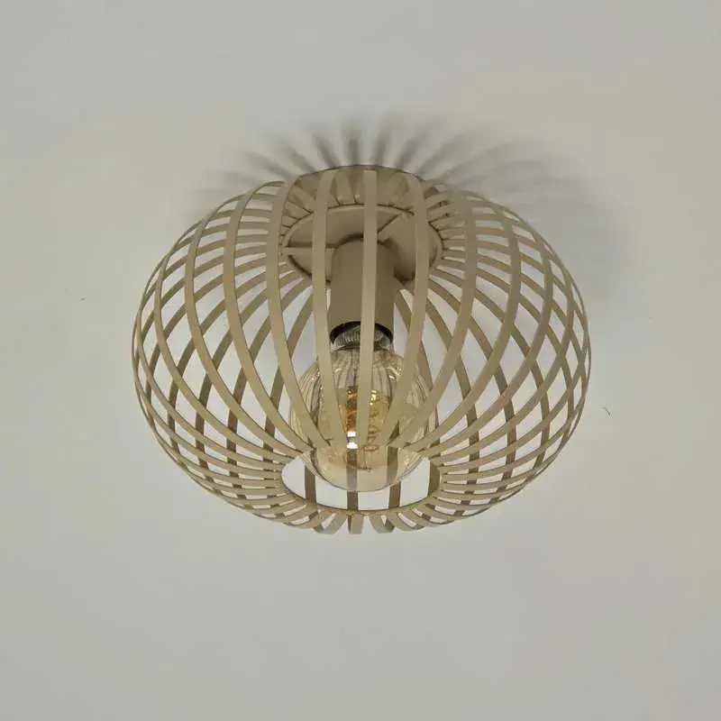 Foto 3 Plafondlamp zandkleur Agli 30cm 230031
