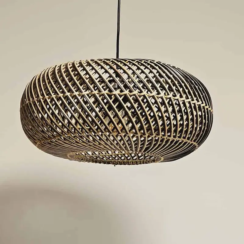 Foto 4 Rieten lamp Stripes 50cm 510904 hanglamp