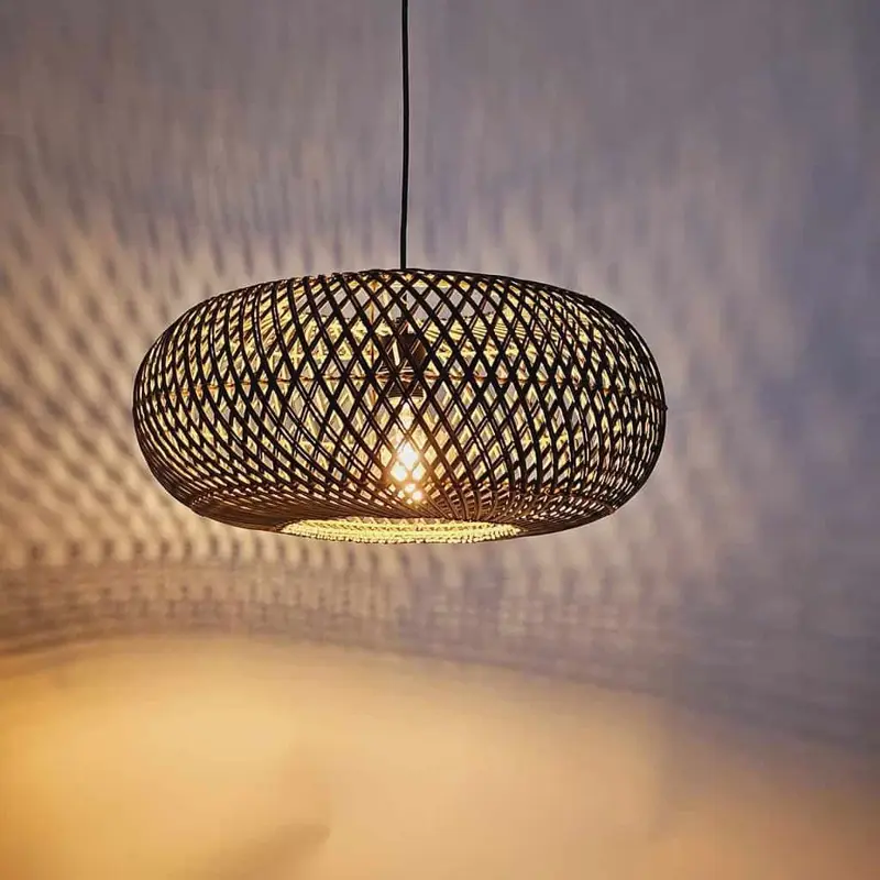Foto 5 Rieten lamp Stripes 50cm 510904 hanglamp