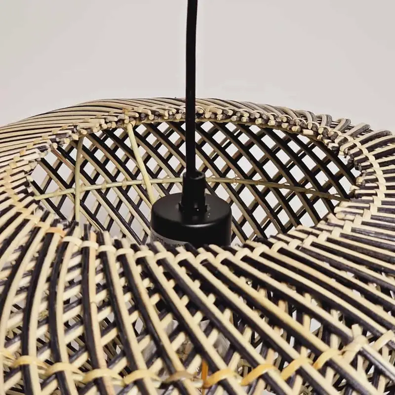 Foto 6 Rieten lamp Stripes 50cm 510904 hanglamp