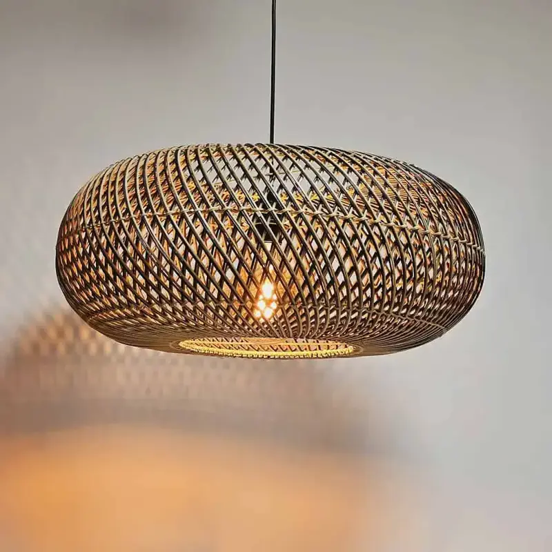 Foto 5 Rieten lamp Stripes 60cm 510905 hanglamp