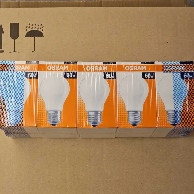 Foto 1 10 stuks Osram gloeilamp 60w mat dimbaar