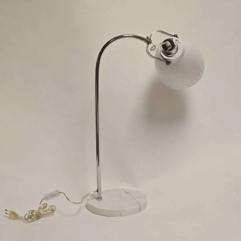 Foto 8 Tafellamp Acate met marmer voet wit 57cm