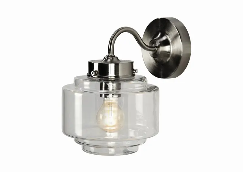 Foto 1 Wandlamp Cambridge Art Deco Ø15cm Helder