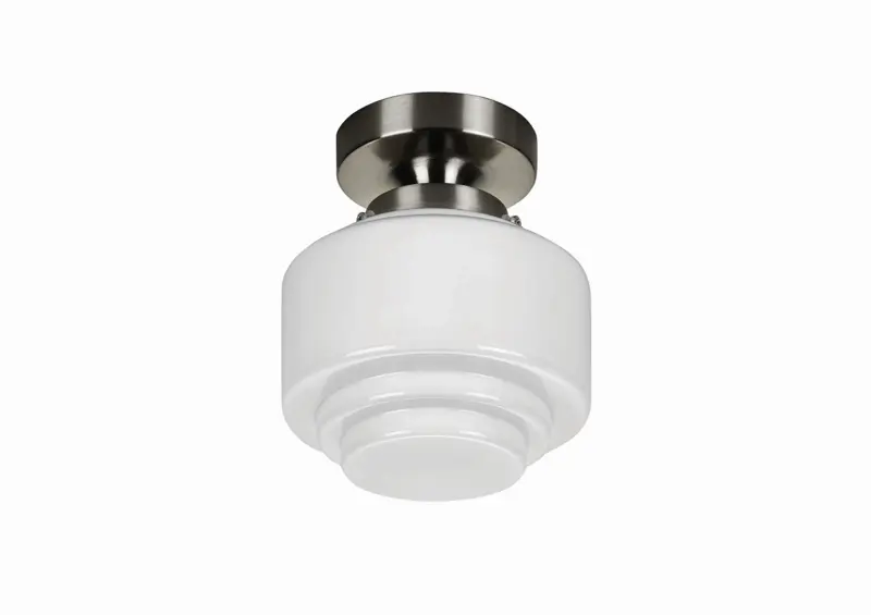 Foto 1 Plafondlamp Cambridge Opaal Ø15cm