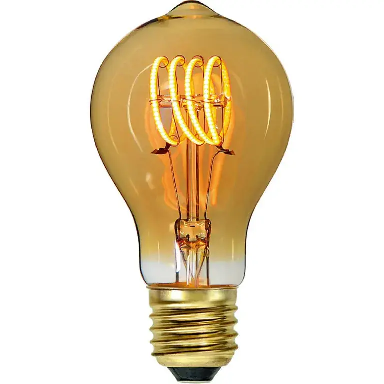 Foto 1 Stand. lamp LED Spiral 4W Amber Dimbaar E27