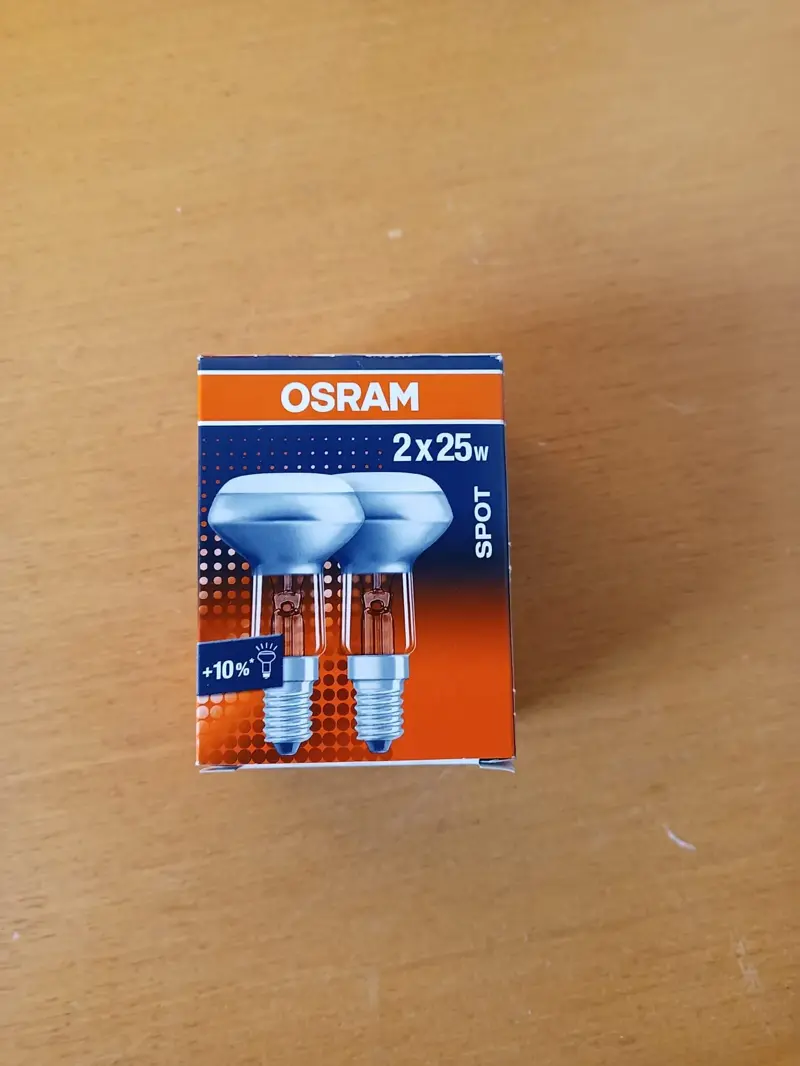 Foto 1 Osram 25W R50 E14 duo verpakking 10 stuks
