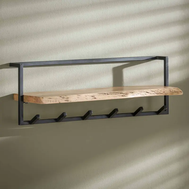 Foto 5 Kapstok Edge Shelve 6 haken