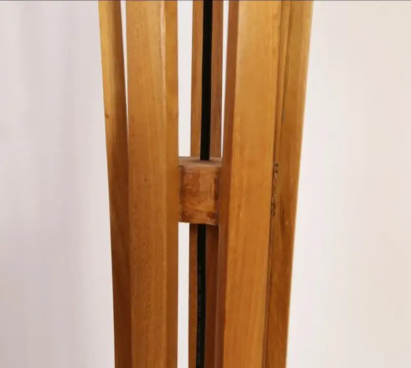 Foto 3 Teak houten vloerlamp Dioto 125cm