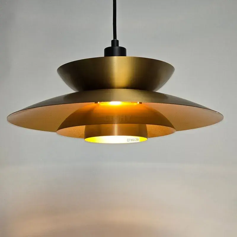 Foto 5 Hanglamp Muschio brons goud 38cm H 3838 BG