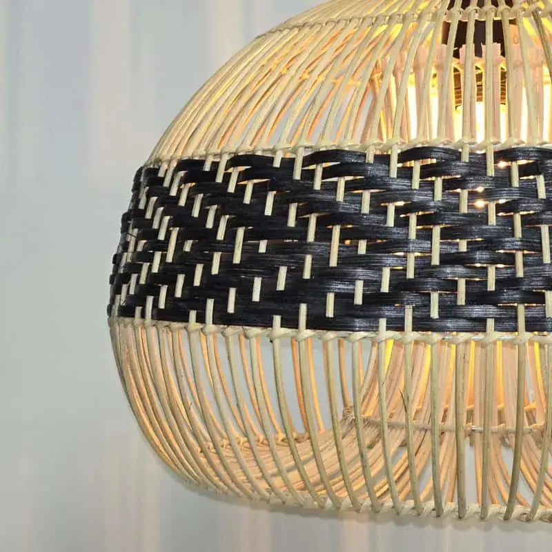 Foto 5 Hanglamp riet Appel 40cm