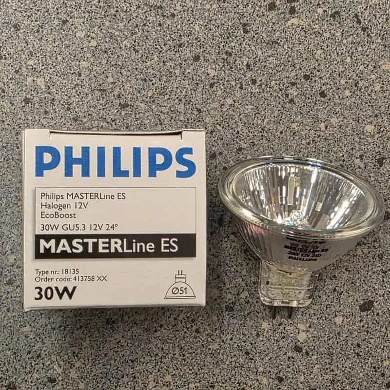 Foto 2 Philips Halogeen MASTERline ES 12V 30W 24D 24 graden 51mm 5000h 8711500413758