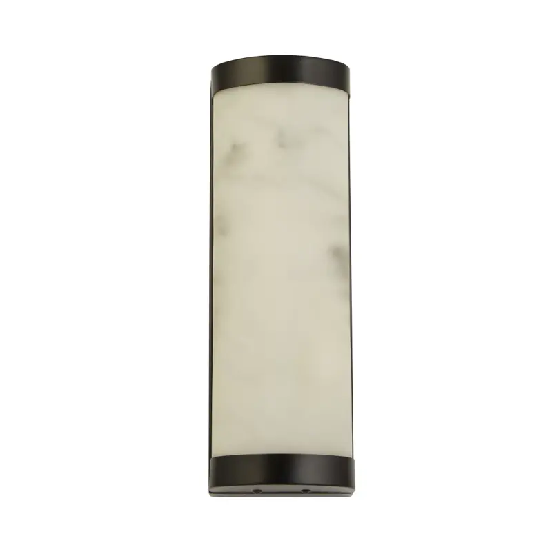 Foto 2 Nile LED Wall Light, Matt Black Metal & Marbleised Resin