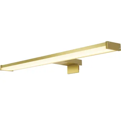 Foto van Kos LED Bathroom Mirror Light - Gold