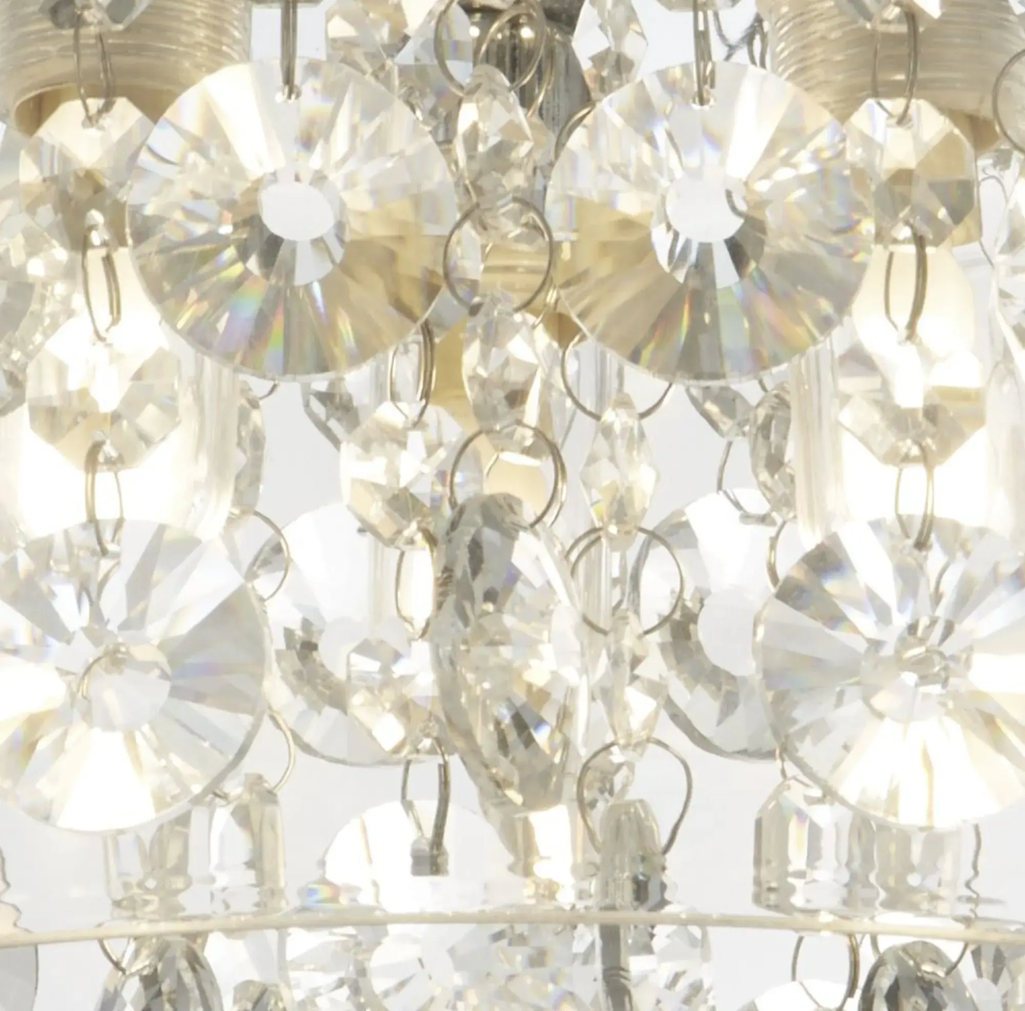 Foto 3 Curva 3Lt Bathroom Flush - Chrome Metal & Crystal Glass