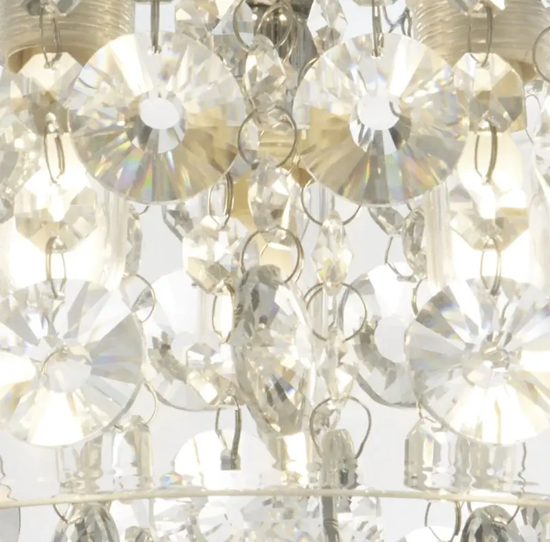 Foto 3 Curva 3Lt Bathroom Flush - Chrome Metal & Crystal Glass