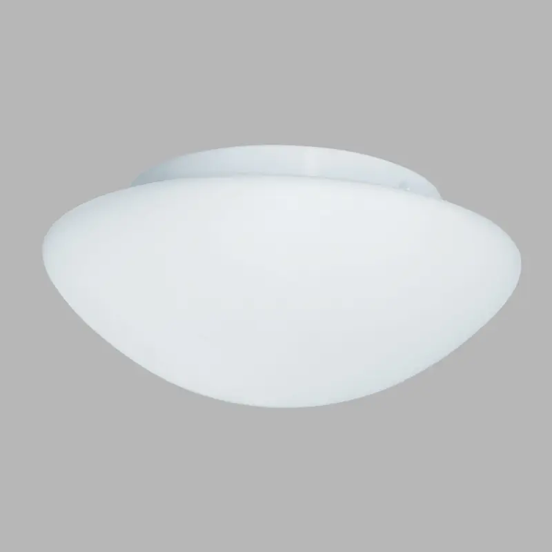 Foto 2 Tokyo Flush - White Metal & Opal Glass