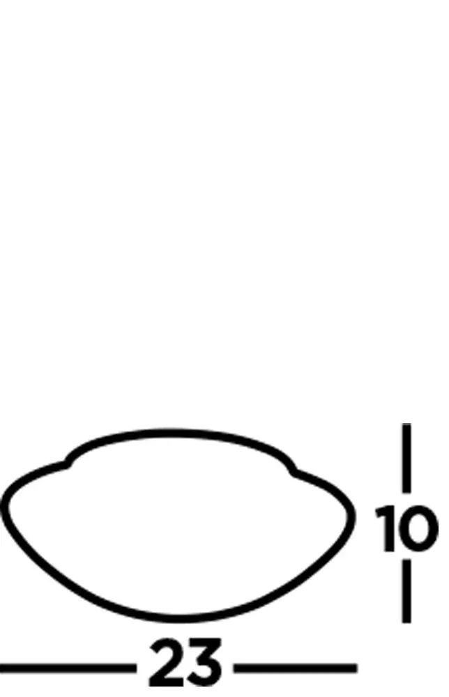 Foto 4 Tokyo  Flush  - White Metal & Opal Glass