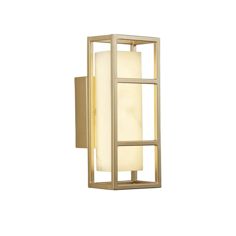 Foto 1 Mirage LED Wall Light, Matt Gold & Marbleised Resin