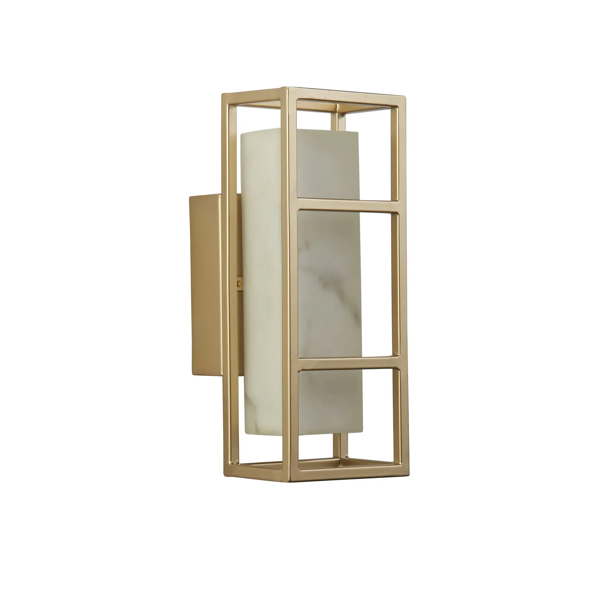 Foto 2 Mirage LED Wall Light, Matt Gold & Marbleised Resin