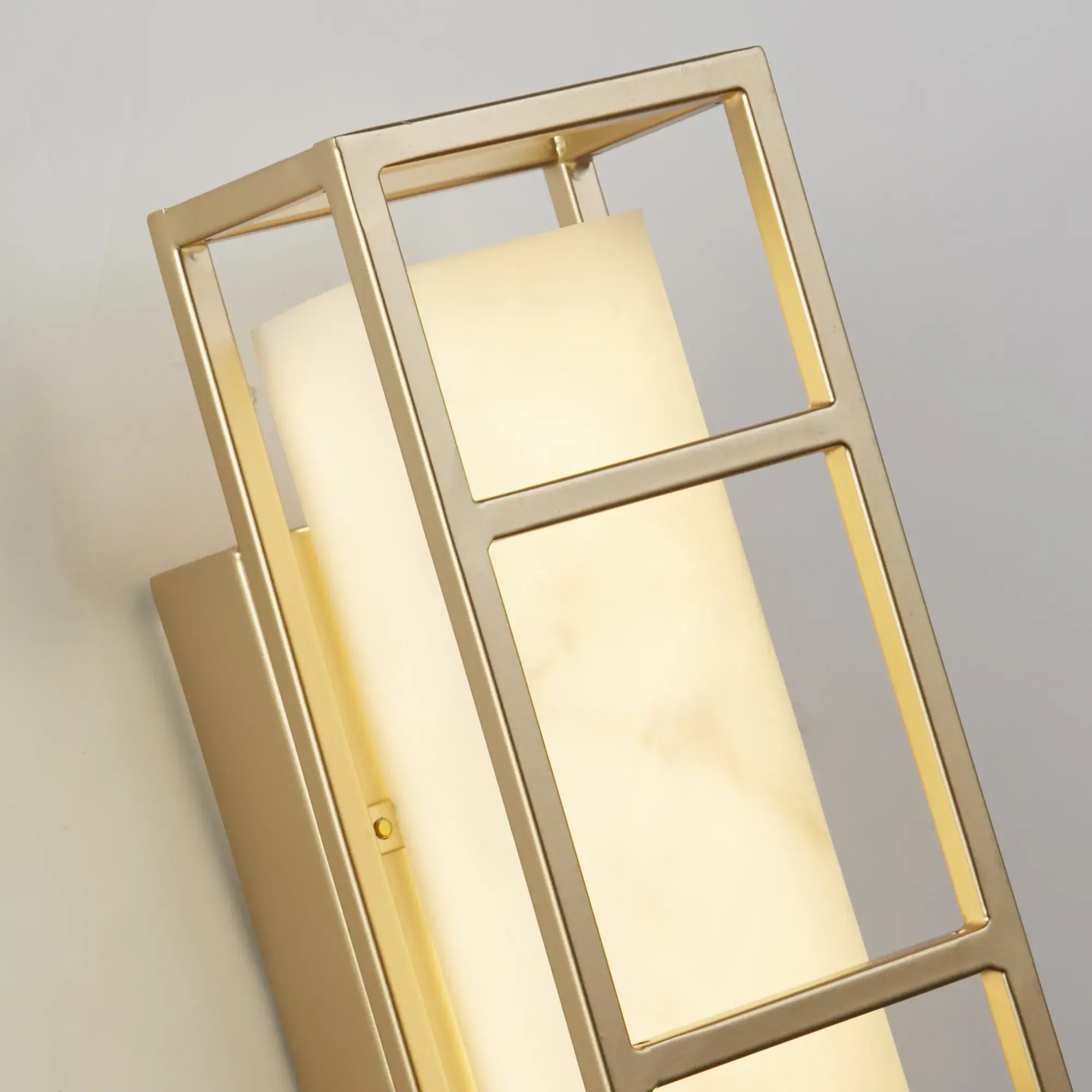 Foto 3 Mirage LED Wall Light, Matt Gold & Marbleised Resin