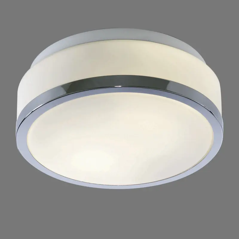 Foto 2 Cheese 2Lt Flush - Chrome Metal & White Glass