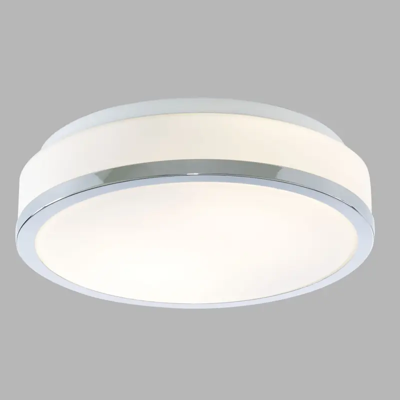 Foto 2 Cheese 2Lt Flush - Chrome Metal & White Glass