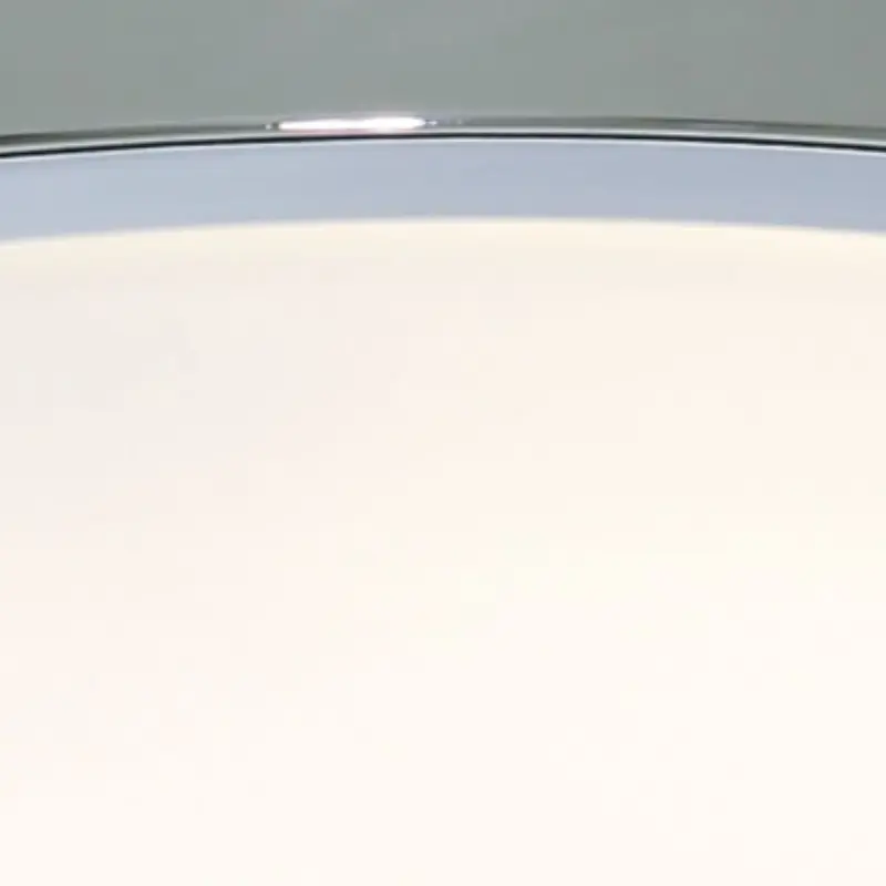Foto 3 Cheese 2Lt Flush - Chrome Metal & White Glass